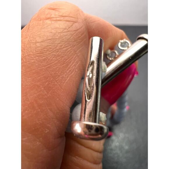 NEW Triple strand beaded aquamarine bracelet with sterling silver slide clasp - Picture 7 of 10